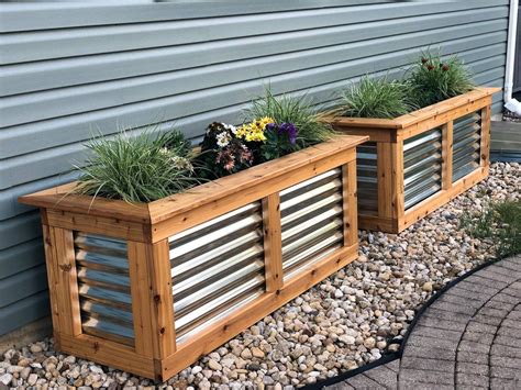 how to build a steel planter box|elevated planter box plans.